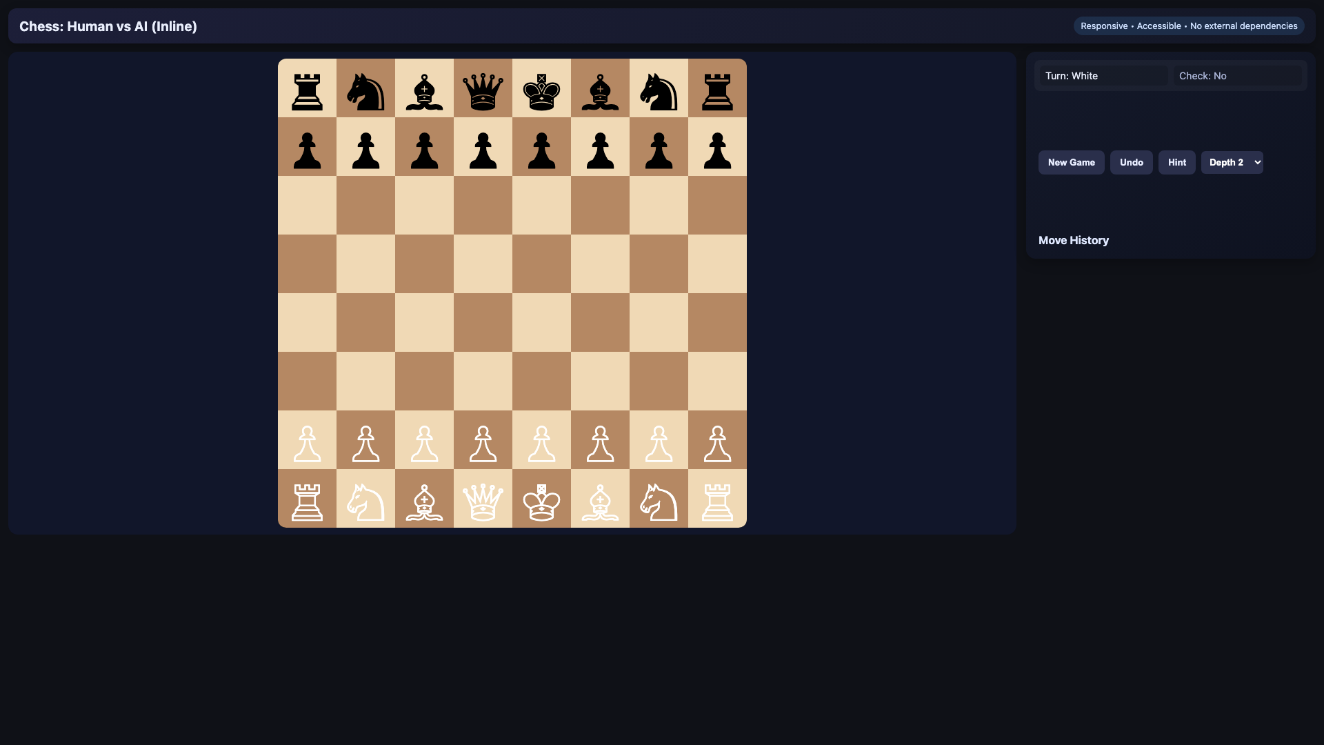 Chess AI Game preview