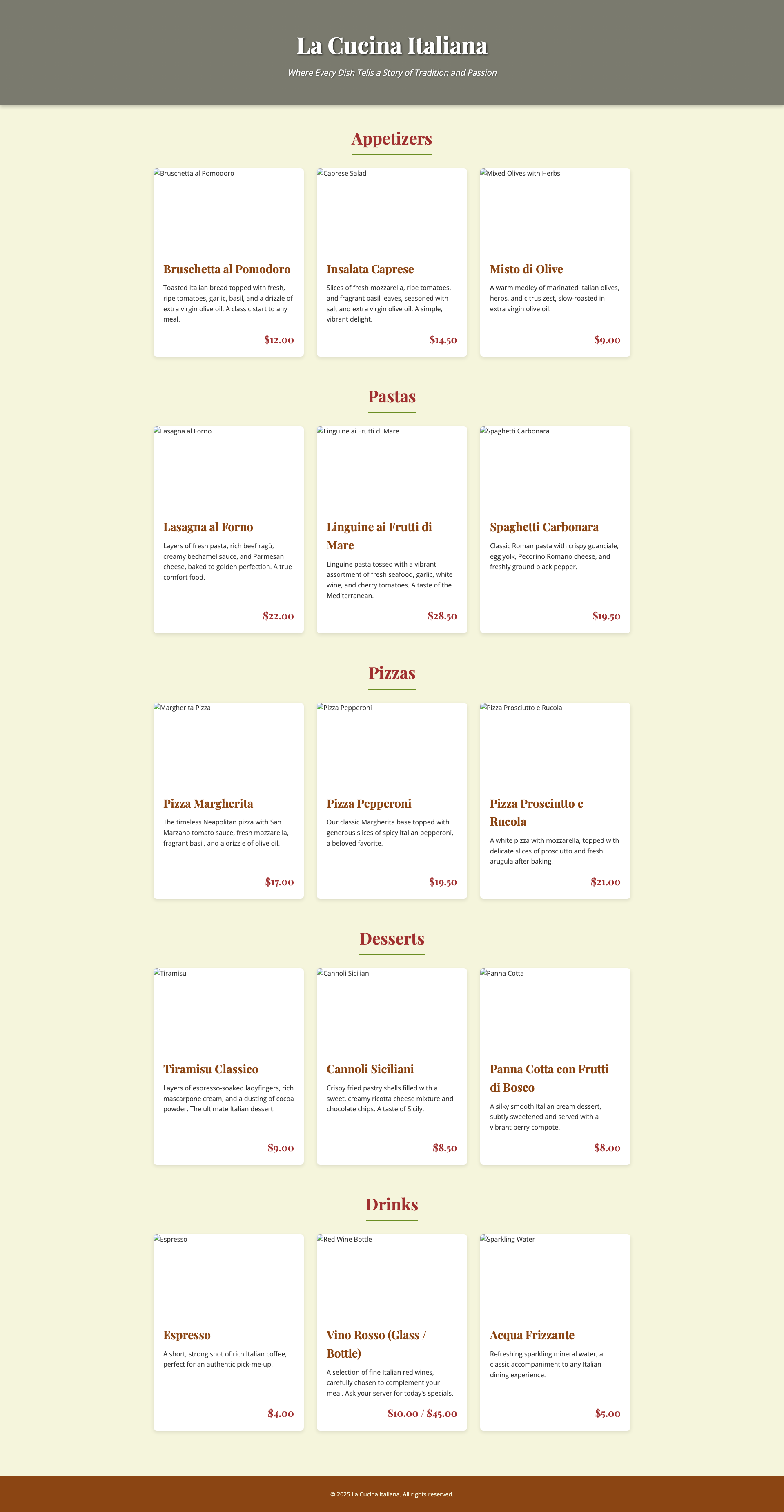 La Cucina Italiana preview